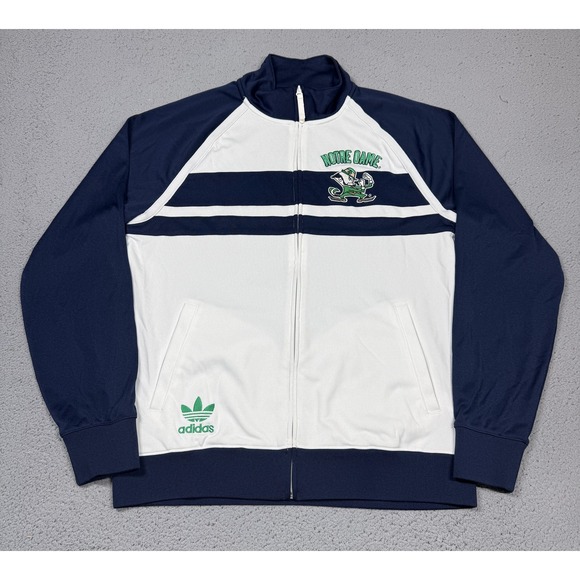 adidas | Jackets & Coats | Adidas Notre Dame Fighting Irish Track ...